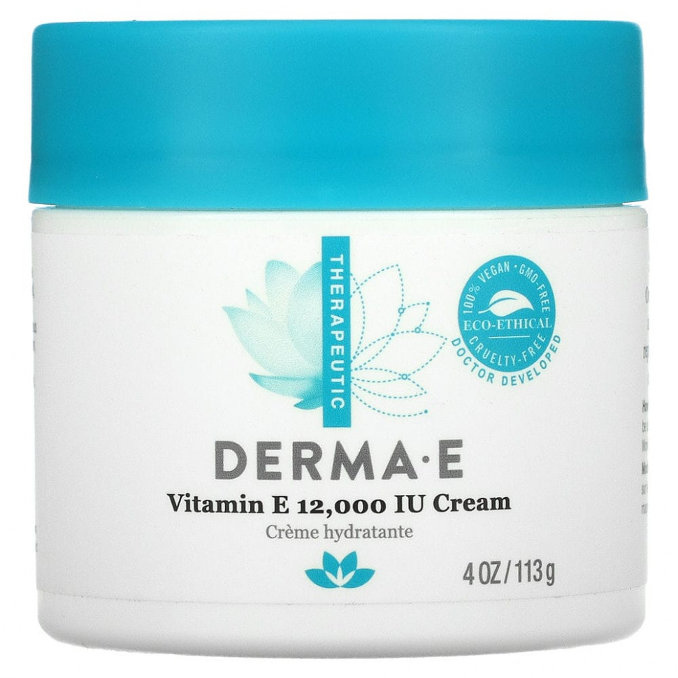 ���� ������ (Iherb) Derma E, ���� � ��������� E, 12 000 ��, 113 � (4 �����), ������ �� 3290 ���