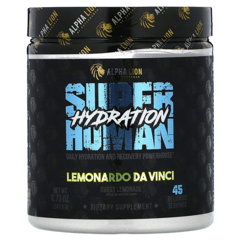   (Iherb) ALPHA LION, SuperHuman Hydration, Lemonardo Da Vinci,  , 247,5  (8,73 )    -     , -, 