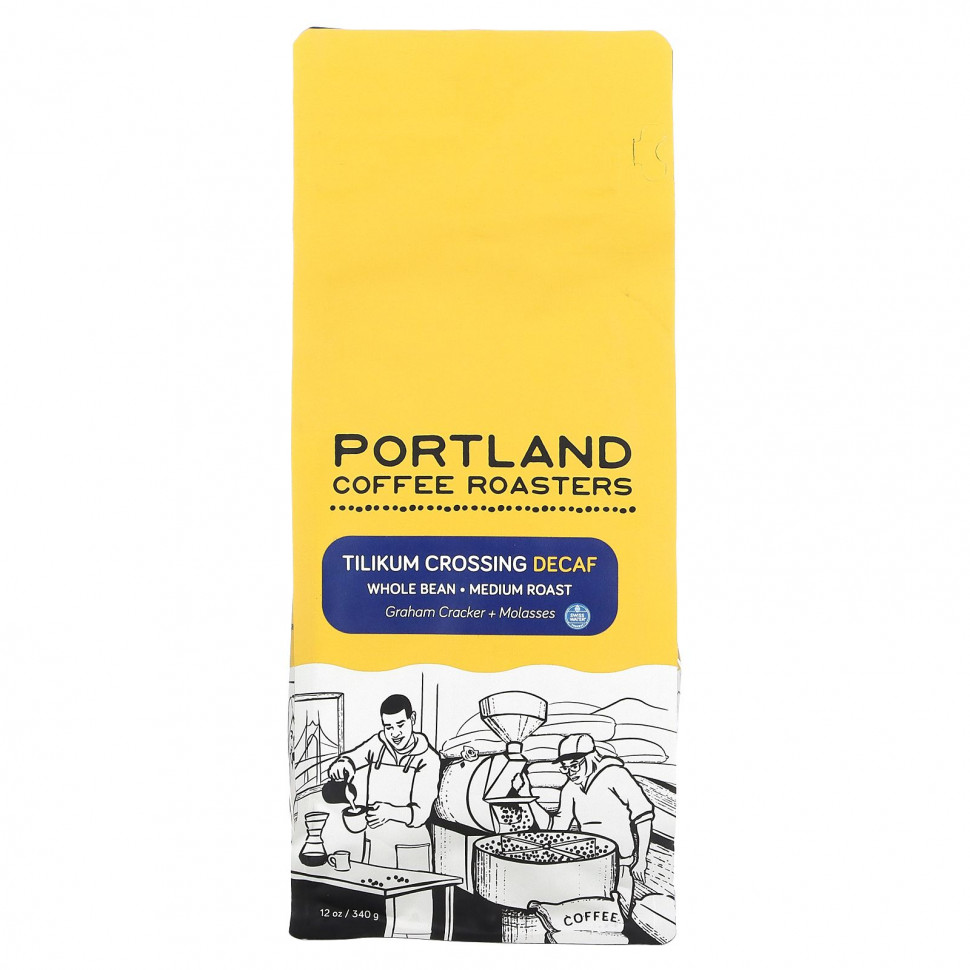   (Iherb) Portland Coffee Roasters, Tilikum Crossing Decaf,  ,  , 340  (12 )    -     , -, 