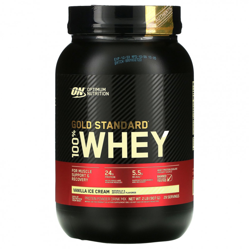   (Iherb) Optimum Nutrition, Gold Standard 100% Whey, ,  , 907  (2 )    -     , -, 