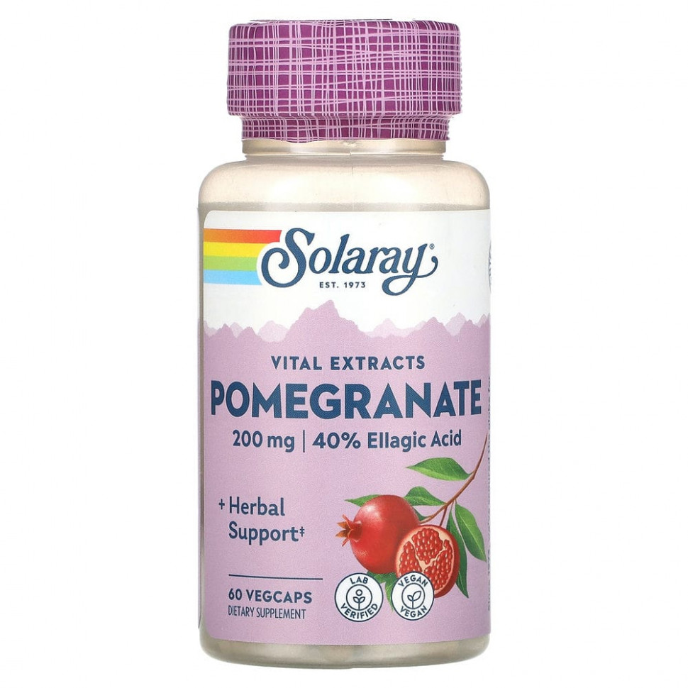   (Iherb) Solaray, Vital Extracts, , 200 , 60      -     , -, 