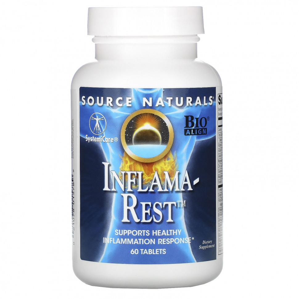 ���� ������ (Iherb) Source Naturals, ������� ������� Inflama-Rest, 60 ��������, ������ �� 4310 ���
