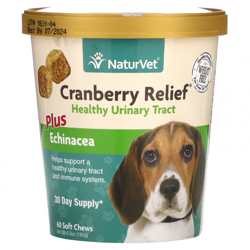   (Iherb) NaturVet, Cranberry Relief,  ,         ,  , 60  , 180  (6,3 )    -     , -, 