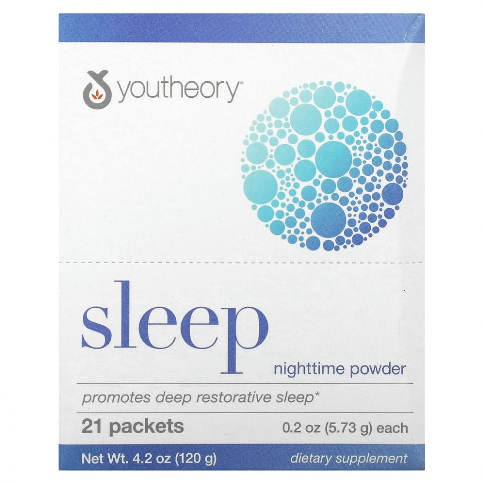 ���� ������ (Iherb) Youtheory, Sleep, ������ �������, 21 ������� �� 5,73 � (0,2 �����), ������ �� 3670 ���