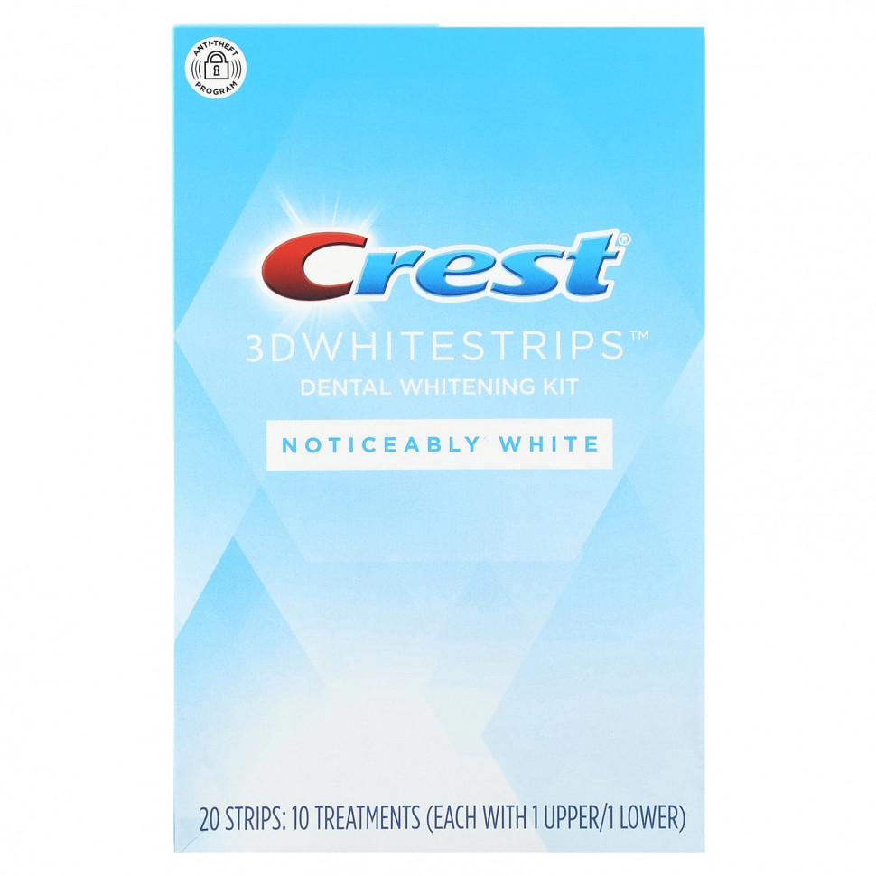���� ������ (Iherb) Crest, 3D Whitestrips, ����� ��� ����������� �����, ����� ����, 20 �������, ������ �� 4940 ���