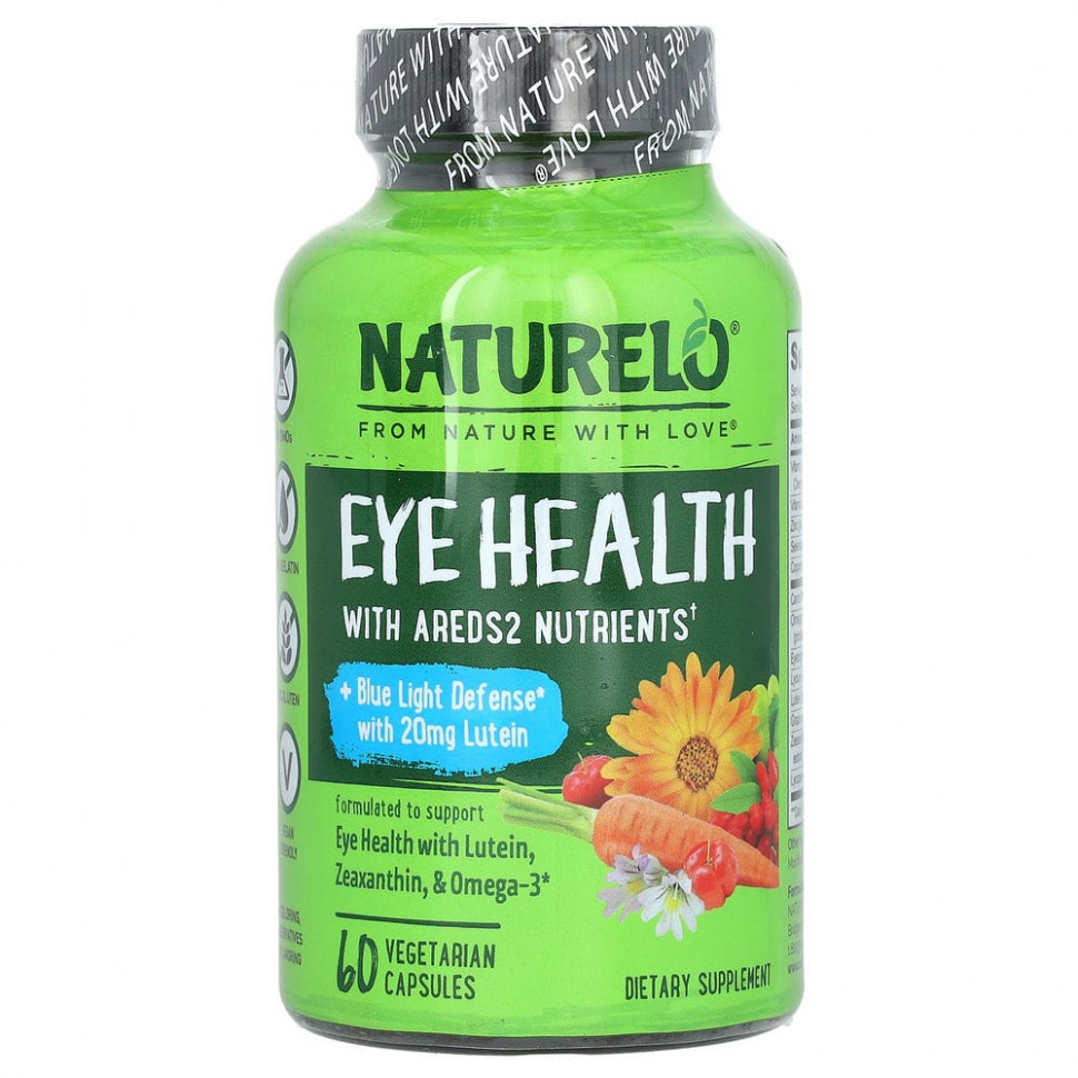   (Iherb) NATURELO, Eye Health Areds 2 Formula, 60      -     , -, 