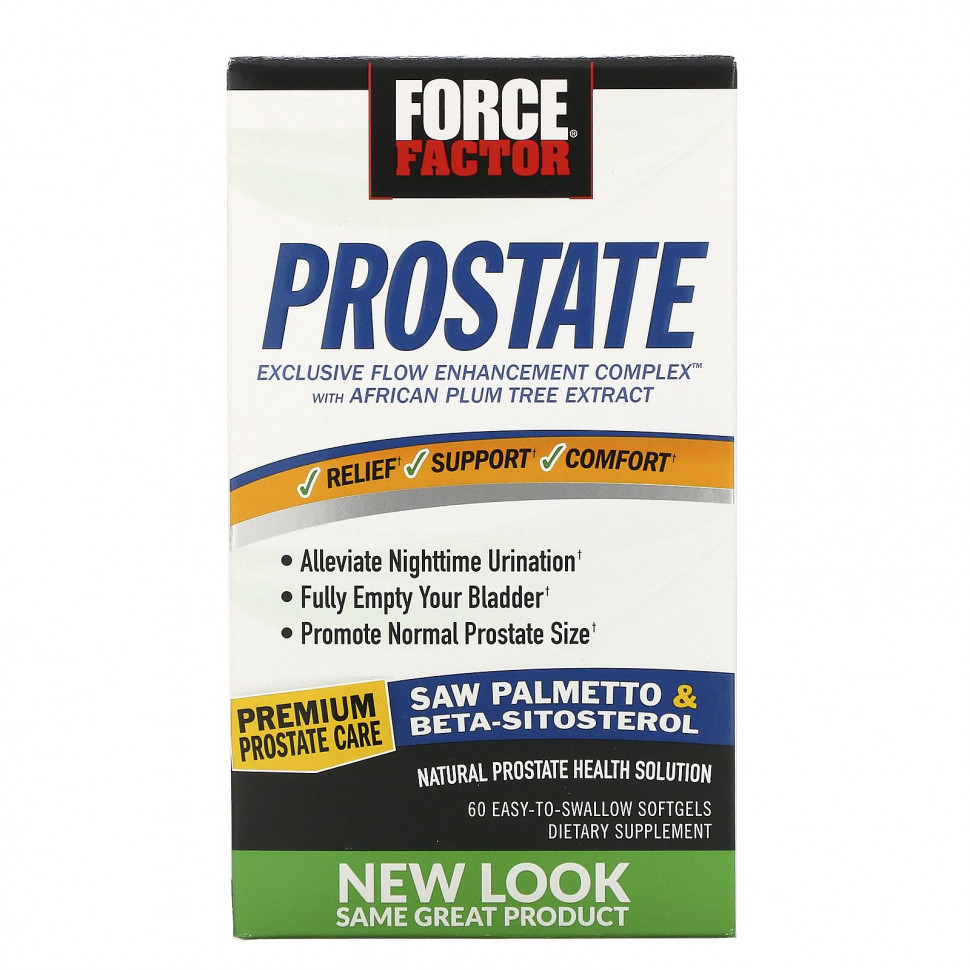   (Iherb) Force Factor, Prostate,     , 60      -     , -, 