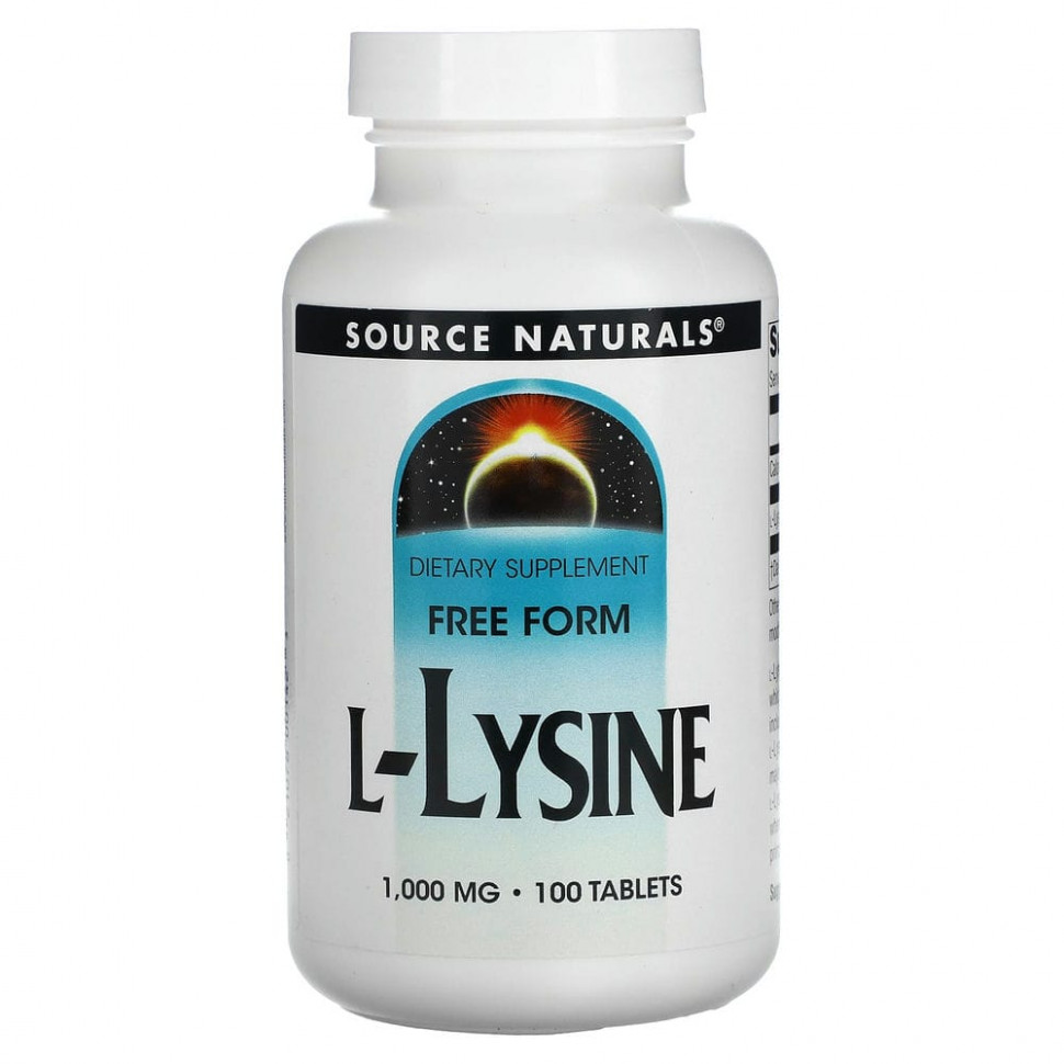   (Iherb) Source Naturals, L-, 1000 , 100     -     , -, 