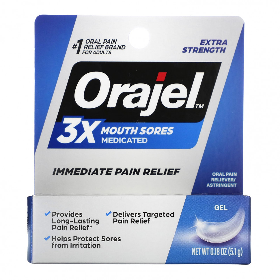   (Iherb) Orajel, 3X      ,  , 5,1  (0,18 )    -     , -, 