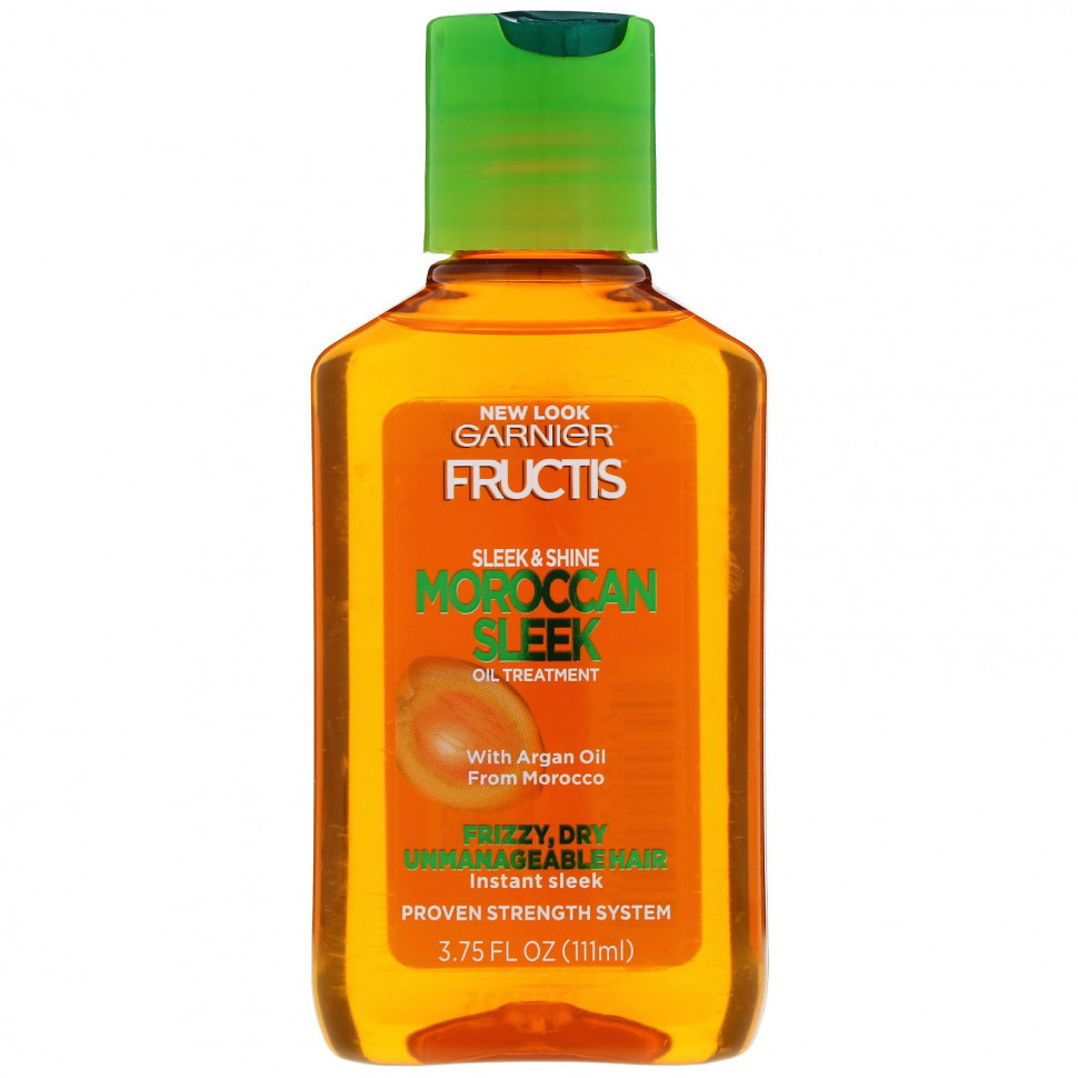 ���� ������ (Iherb) Garnier, Fructis, Sleek & Shine, Moroccan Sleek, ����� ��� �����, 111 ��, ������ �� 2360 ���