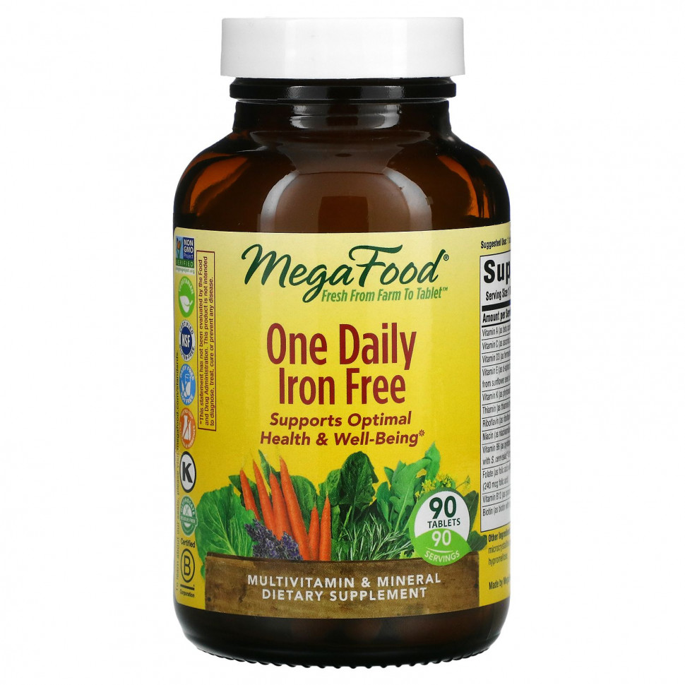 ���� ������ (Iherb) MegaFood, One Daily, ��� ������, 90 ��������, ������ �� 8400 ���