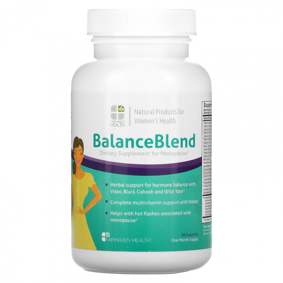   (Iherb) Fairhaven Health, Balance Blend For Menopause, 90     -     , -, 