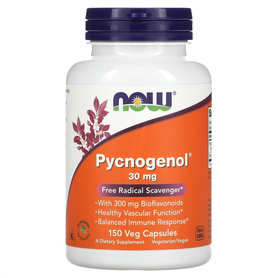 ���� ������ (Iherb) NOW Foods, Pycnogenol, ����������, 30 ��, 150 �������������� ������, ������ �� 6270 ���