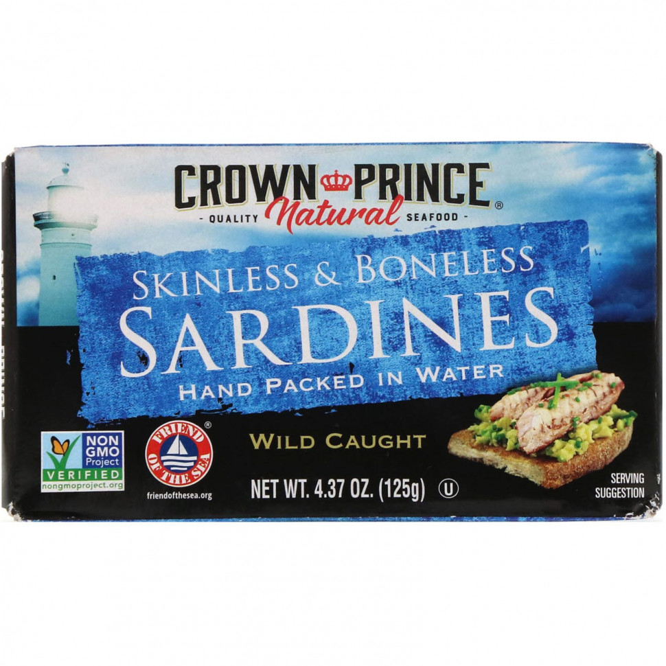 ���� ������ (Iherb) Crown Prince Natural, ������� ��� ���� � ������, � ����, 125 � (4,37 �����), ������ �� 730 ���