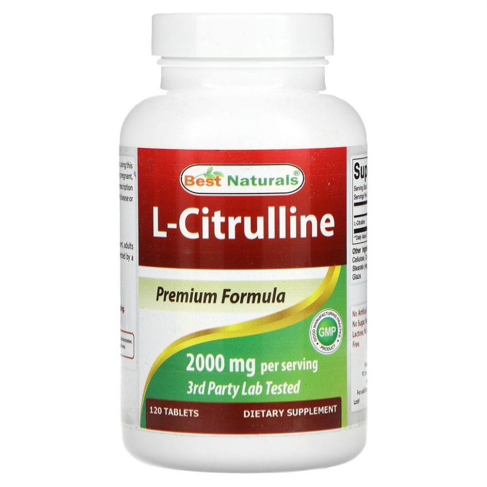   (Iherb) Best Naturals, L-, 1000 , 120     -     , -, 