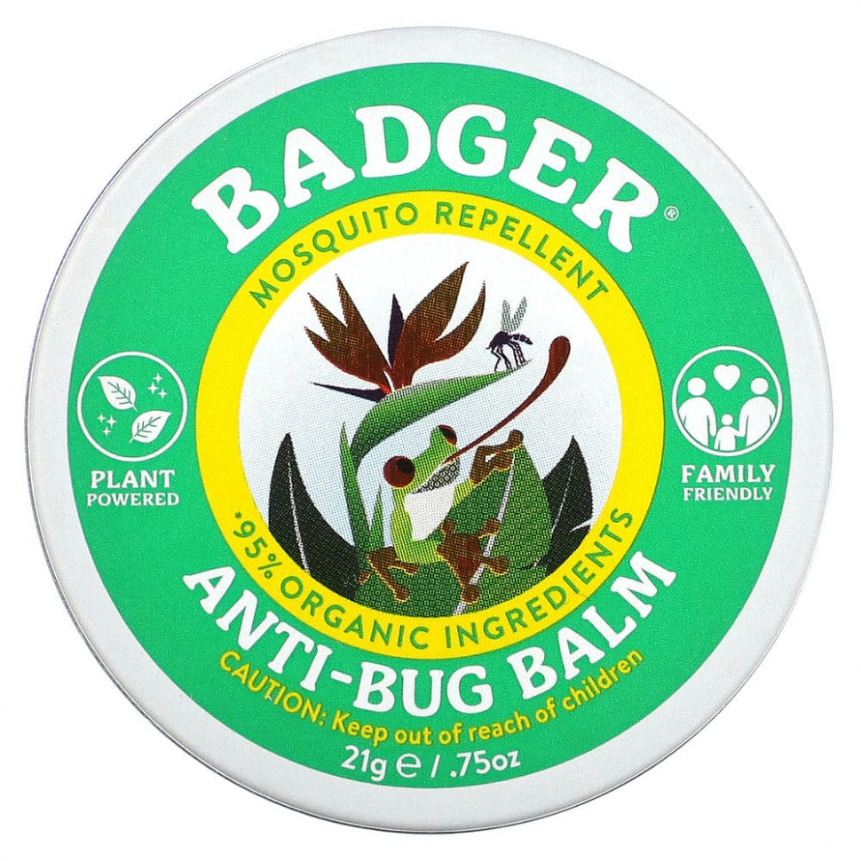���� ������ (Iherb) Badger Company, ������� ��� ������ �� ��������� � ����������� � ����������, 21 � (0,75 �����), ������ �� 980 ���