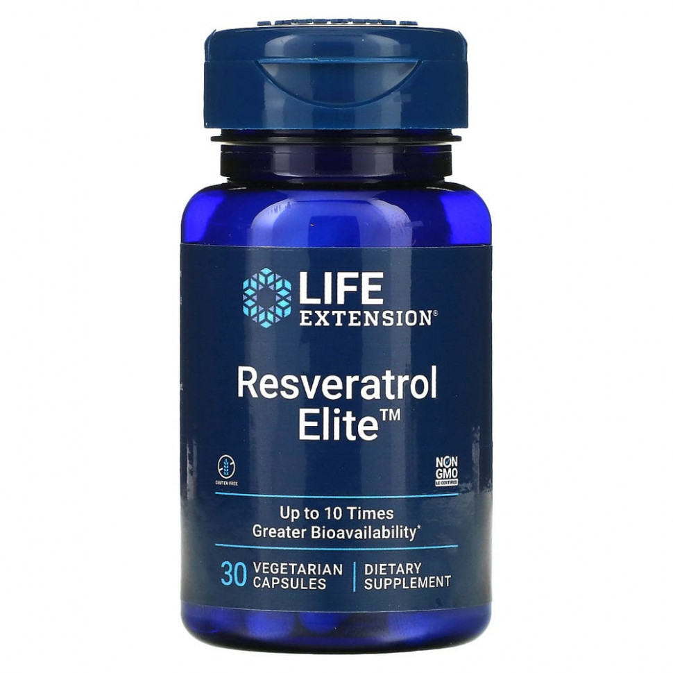 ���� ������ (Iherb) Life Extension, �����������, 100 ��, 30 �������������� ������, ������ �� 2040 ���
