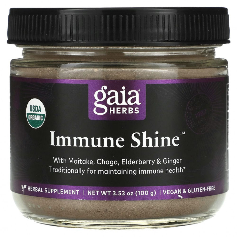 ���� ������ (Iherb) Gaia Herbs, Immune Shine, � �������, �����, ������� � �������, 100 � (3,53 �����), ������ �� 7440 ���