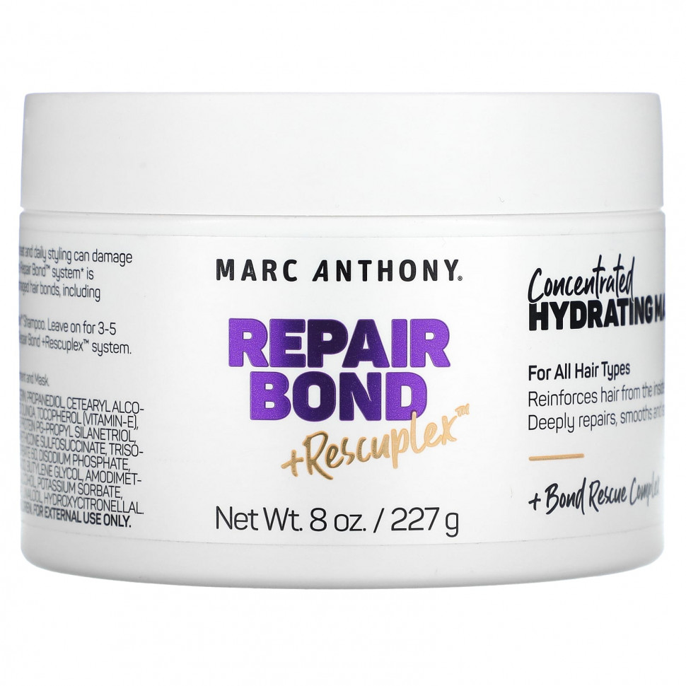 ���� ������ (Iherb) Marc Anthony, Repair Bond + Rescuplex, ����������������� ����������� ����� ��� �����, 227 � (8 �����), ������ �� 2170 ���