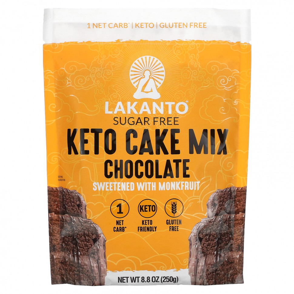 ���� ������ (Iherb) Lakanto, Keto Cake Mix, �������, 250 � (8,8 �����), ������ �� 1950 ���
