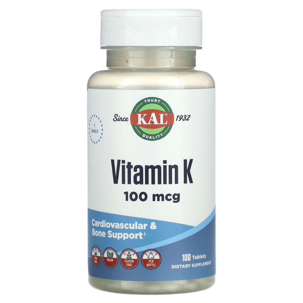 ���� ������ (Iherb) KAL, ������� �, 100 ���, 100 ��������, ������ �� 830 ���