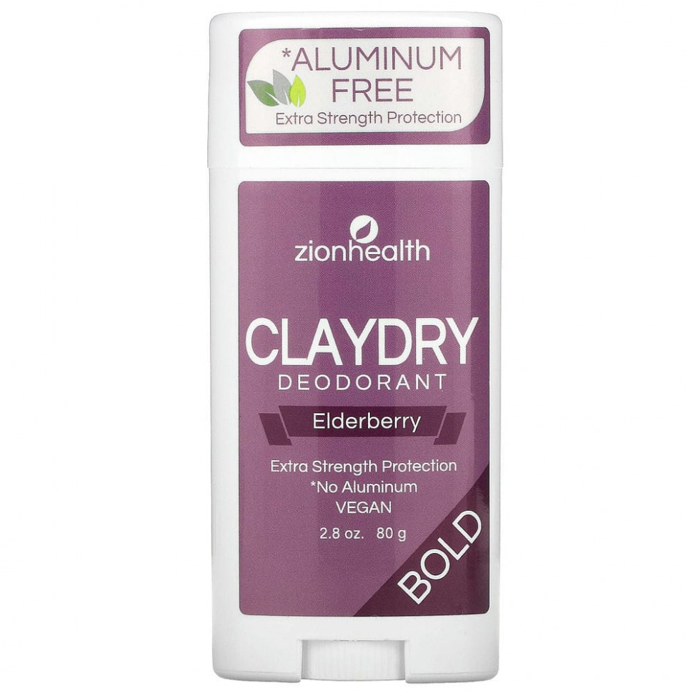 ���� ������ (Iherb) Zion Health, Bold, ClayDry, ����������, ������, 80 � (2,8 �����), ������ �� 1650 ���