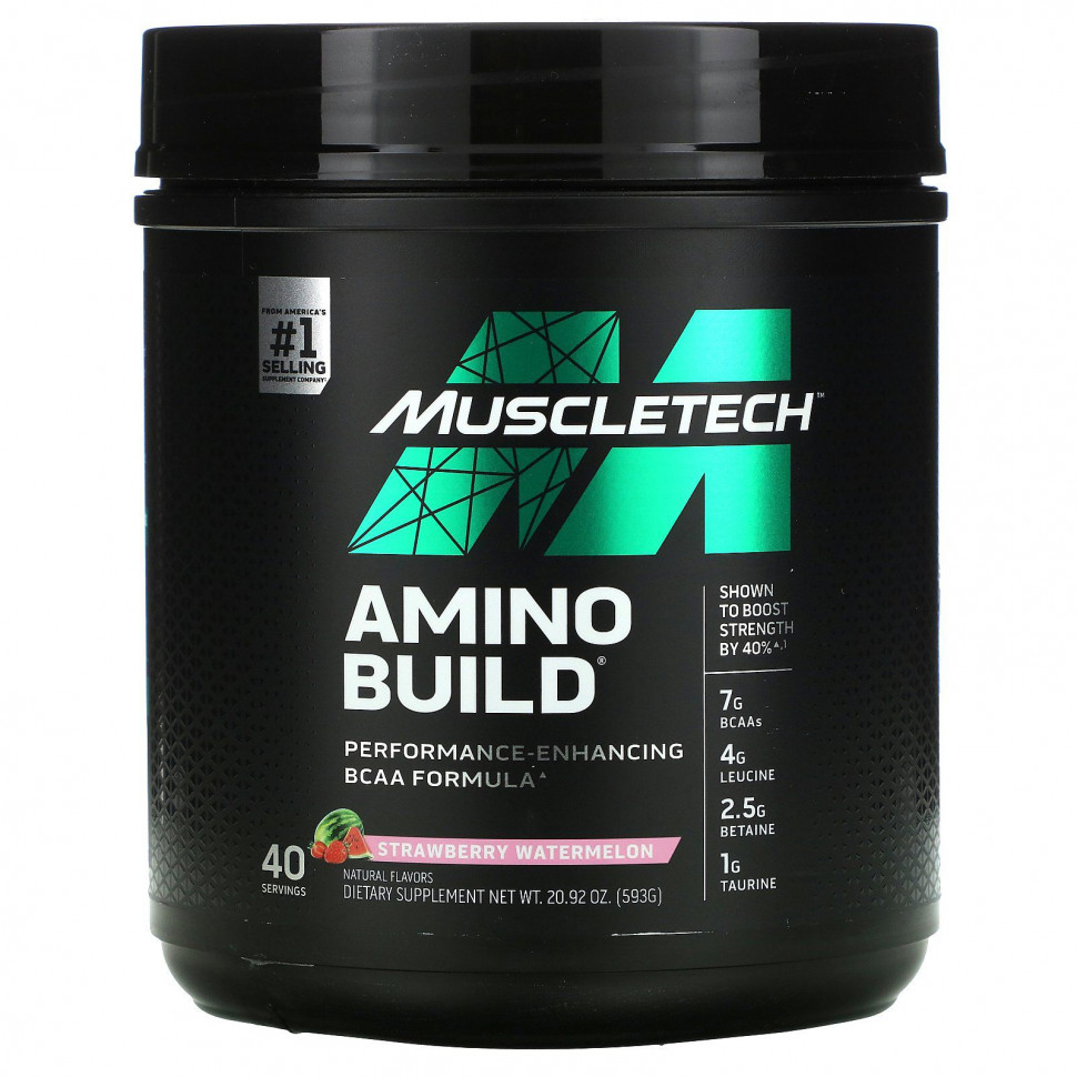 ���� ������ (Iherb) Muscletech, Amino Build, ������������, �������� � �����, 593 � (20,92 �����), ������ �� 6050 ���