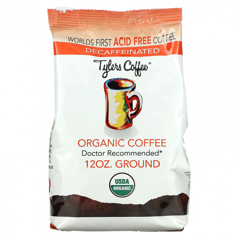 ���� ������ (Iherb) Tylers Coffees, ������������ ����, ��� �������, �������, 12 �����, ������ �� 3820 ���