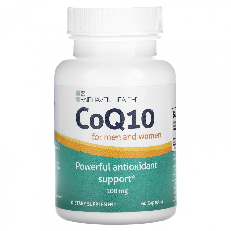 ���� ������ (Iherb) Fairhaven Health, Co-Q10, 100 ��, 60 ������, ������ �� 4830 ���