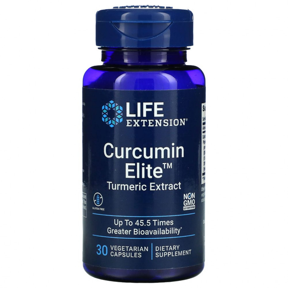 ���� ������ (Iherb) Life Extension, Curcumin Elite, �������� �������, 30 �������������� ������, ������ �� 2040 ���