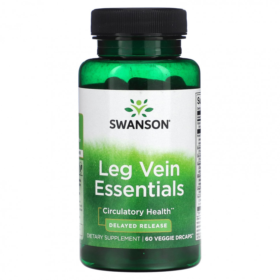   (Iherb) Swanson, Leg Vein Essentials, 60      -     , -, 