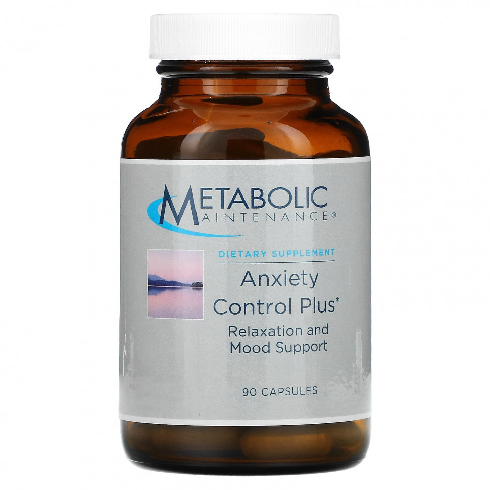   (Iherb) Metabolic Maintenance, Anxiety Control Plus, 90     -     , -, 