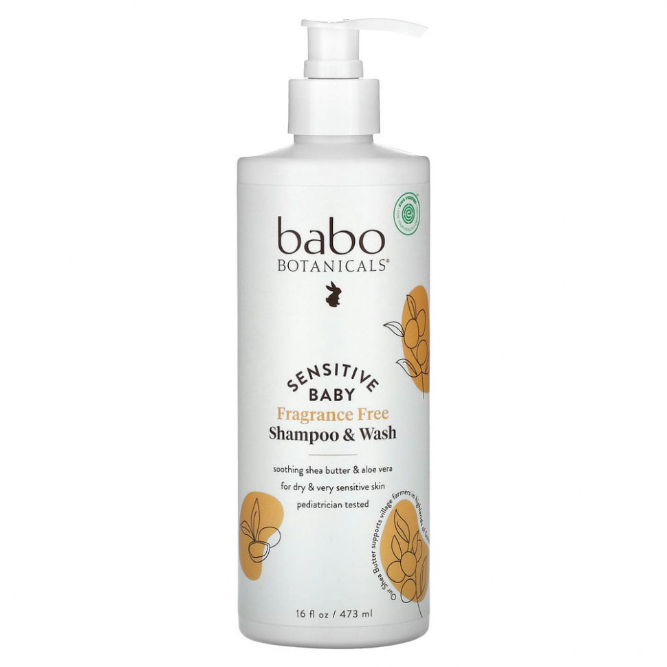   (Iherb) Babo Botanicals, Sensitive Baby,     ,   , 16 . . (473 )    -     , -, 