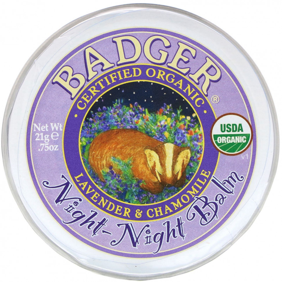 ���� ������ (Iherb) Badger Company, Organic, ������� '����-����', ������� � �������, 0,75 ����� (21 �), ������ �� 1150 ���