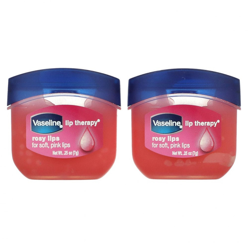 ���� ������ (Iherb) Vaseline, Lip Therapy, ������� ����, 2 �������� �� 7 � (0,25 �����), ������ �� 960 ���