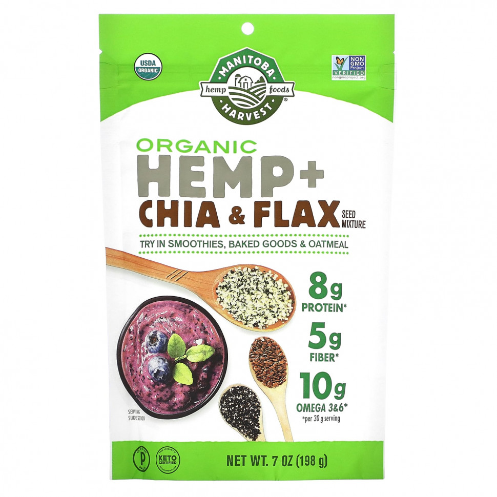   (Iherb) Manitoba Harvest,   ,    , 198  (7 )    -     , -, 