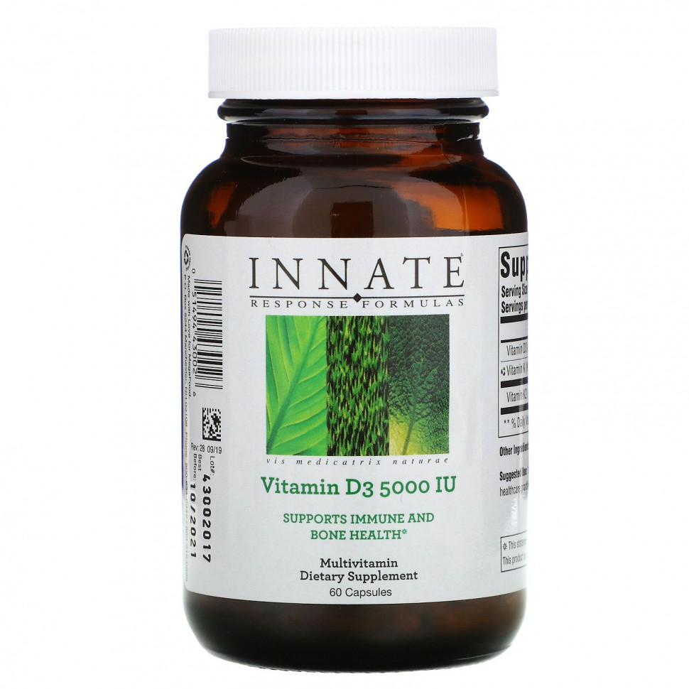 ���� ������ (Iherb) Innate Response Formulas, ������� D3, 5000 ��, 60 ������, ������ �� 6140 ���