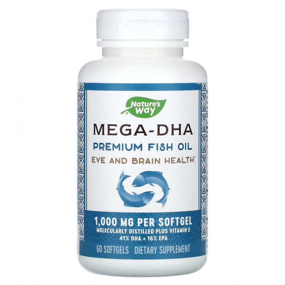 ���� ������ (Iherb) Nature's Way, ����-���, ����� ��� ������������ ��������, 1000 ��, 60 ������ ��������, ������ �� 3730 ���