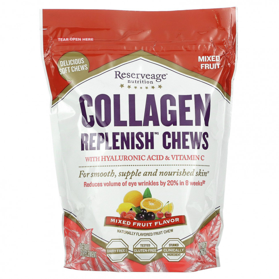 ���� ������ (Iherb) ReserveAge Nutrition, Collagen Replenish, ��������� ����, 60 ����������� ������, ������ �� 4840 ���