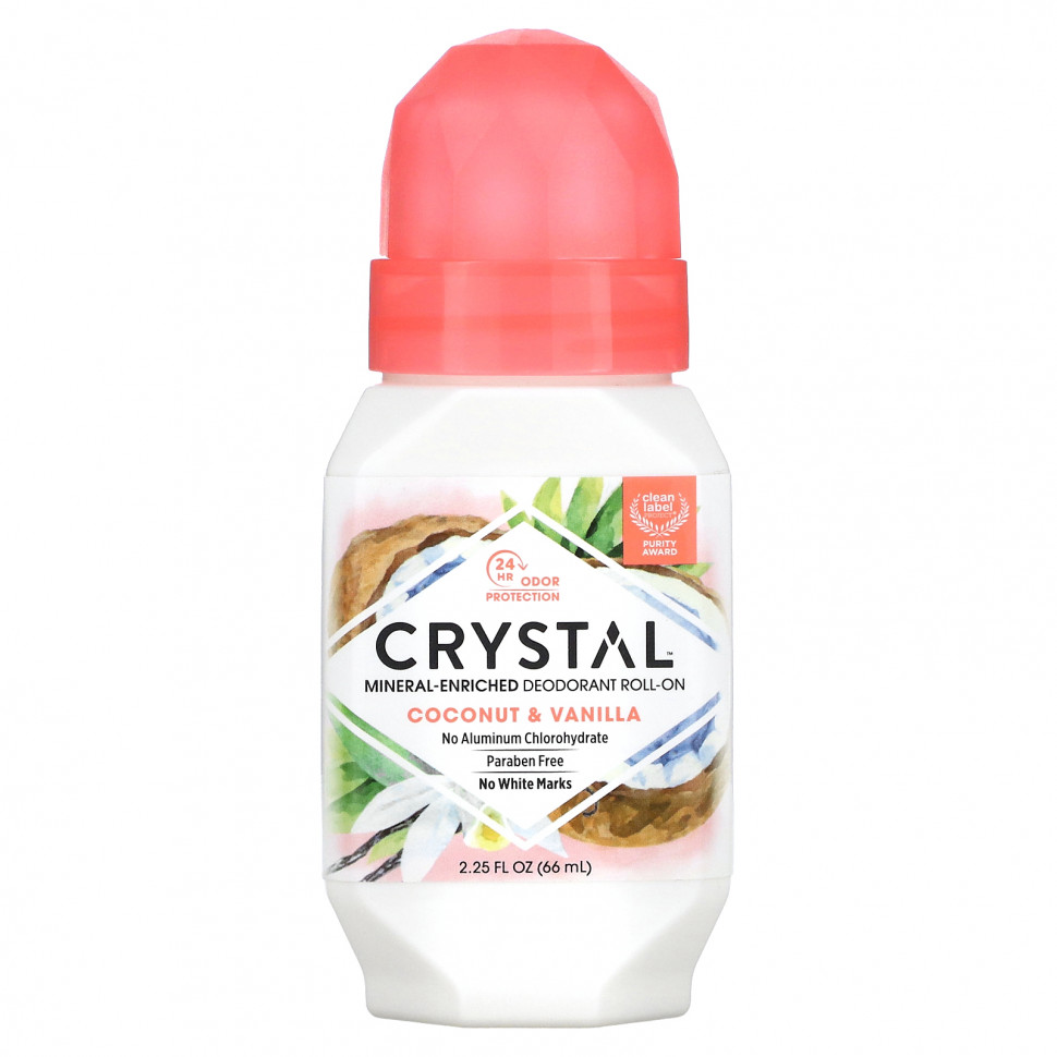   (Iherb) Crystal Body Deodorant,    ,    , 66  (2,25 . )    -     , -, 