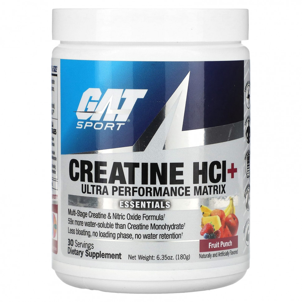 ���� ������ (Iherb) GAT, Sport, ����������� �������� � �������� Ultra Performance Matrix, ��������� ����, 180 � (6,35 �����), ������ �� 4960 ���