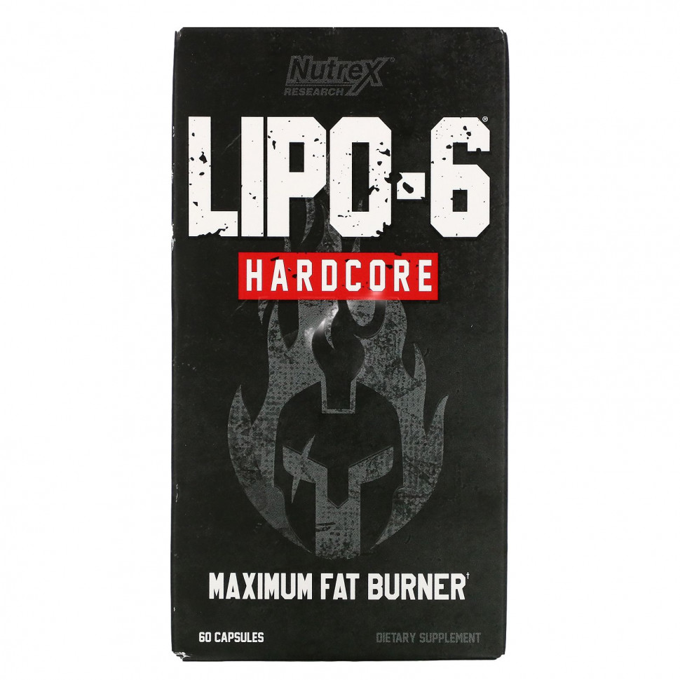   (Iherb) Nutrex Research, LIPO-6 Hardcore,    , 60     -     , -, 