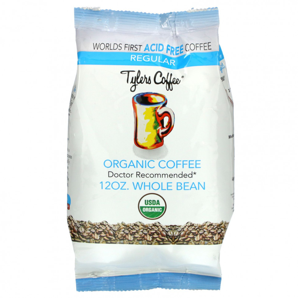 ���� ������ (Iherb) Tylers Coffees, ������������ ����, �������, ������� �����, 12 �����, ������ �� 3820 ���