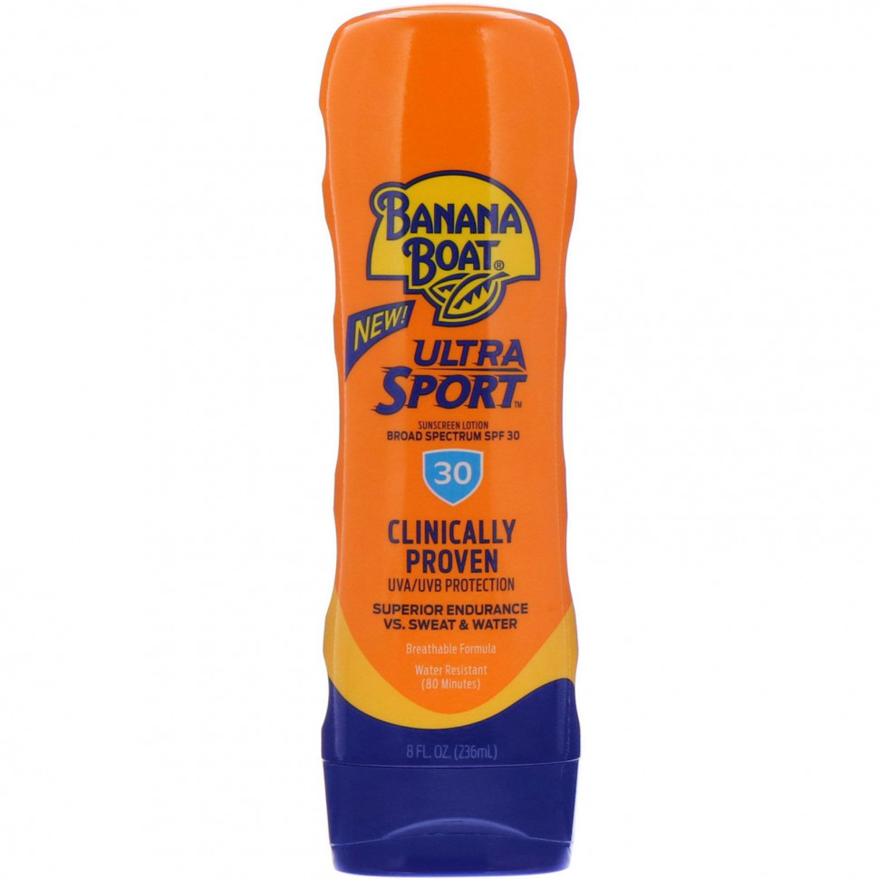   (Iherb) Banana Boat,   Ultra Sport,      SPF 30+, 236     -     , -, 