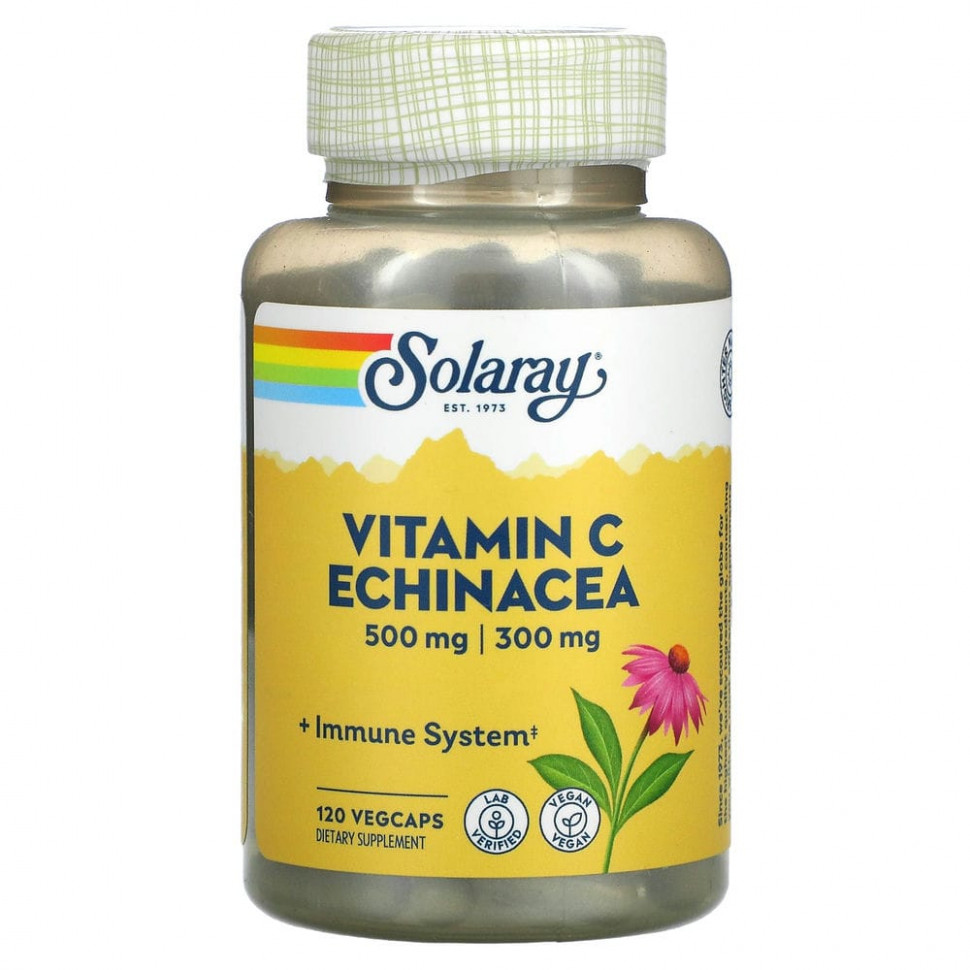 ���� ������ (Iherb) Solaray, ������� C � ���������, 500 ��, 120 ������������ ������, ������ �� 2760 ���