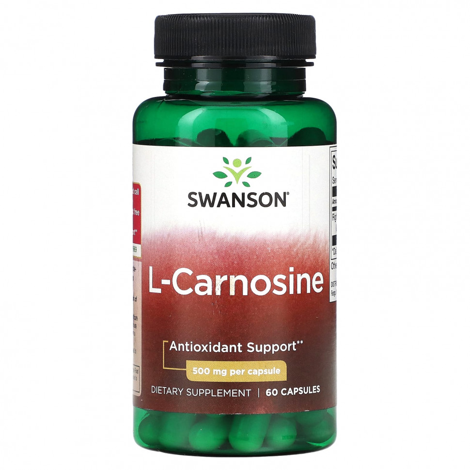   (Iherb) Swanson, L-, 500 , 60     -     , -, 