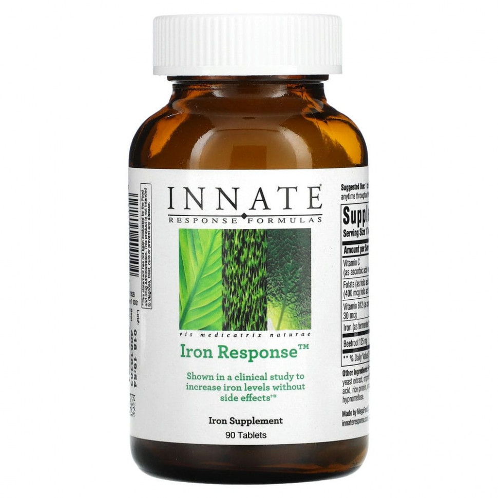   (Iherb) Innate Response Formulas, Iron Response, , 90     -     , -, 