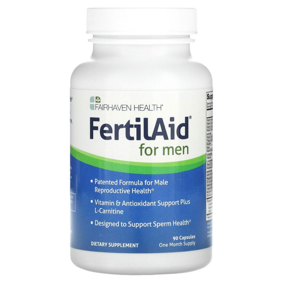���� ������ (Iherb) Fairhaven Health, FertilAid ��� ������, 90 ������, ������ �� 6400 ���