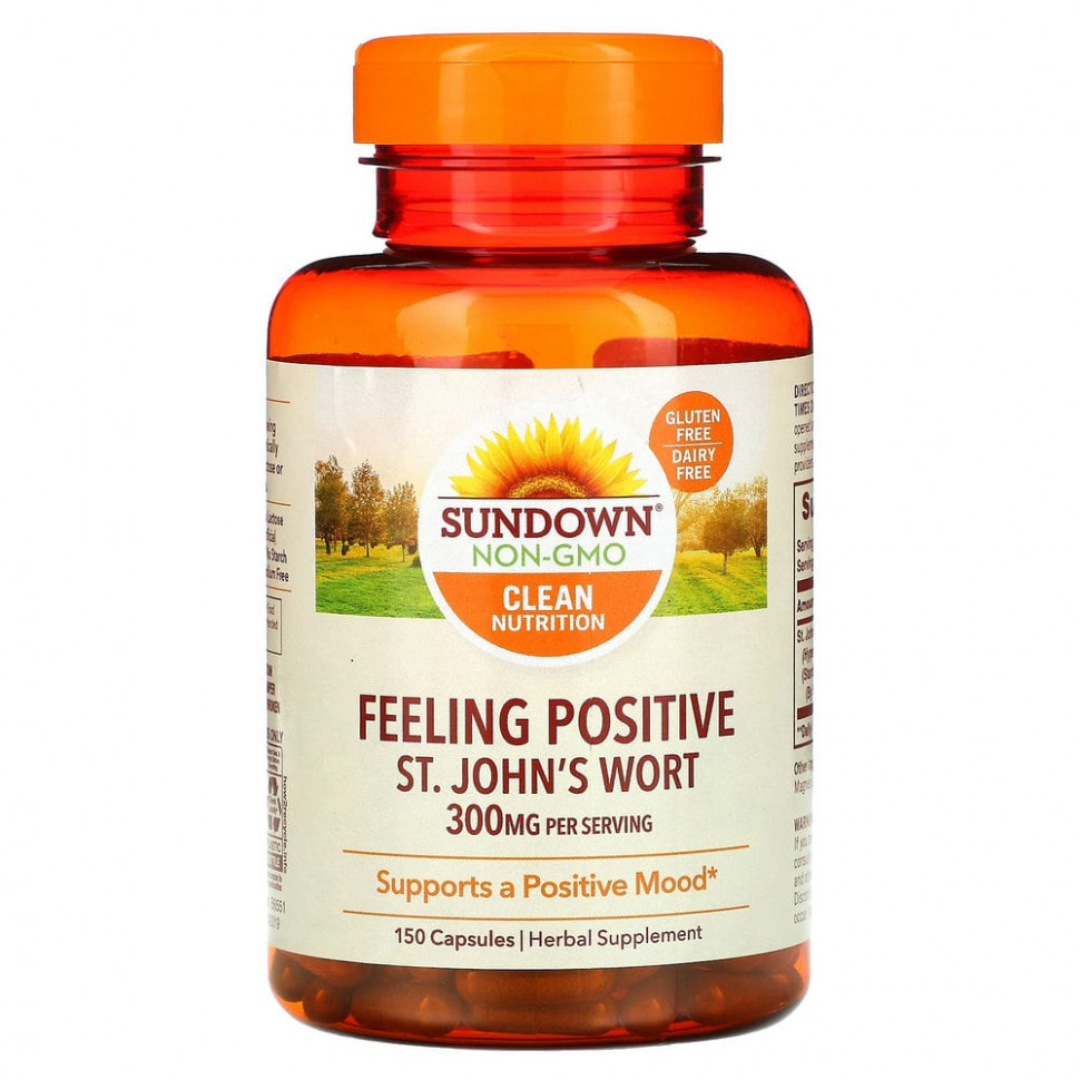 ���� ������ (Iherb) Sundown Naturals, Feeling Positive, ��������, 150 ��, 150 ������, ������ �� 2710 ���