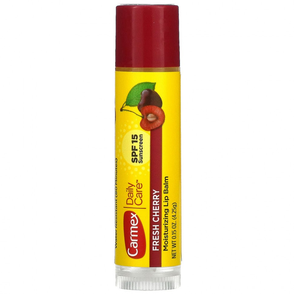 ���� ������ (Iherb) Carmex, Daily Care, ����������� ������� ��� ���, ������ �����, SPF 15, 4,25 � (0,15 �����), ������ �� 410 ���